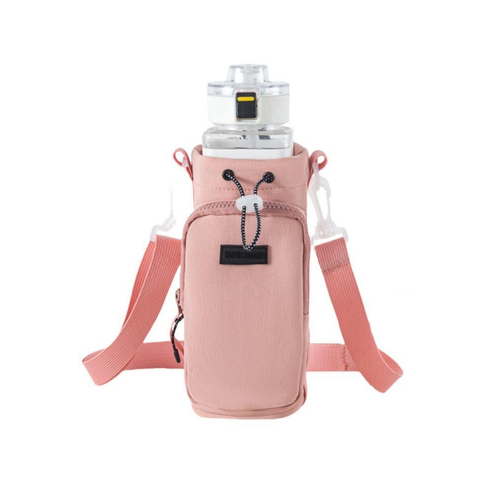 Плечевой ремень Держатель для бутылки с водой Передний карман Сумка-слинг для бутылки с водой Чехол Стакан