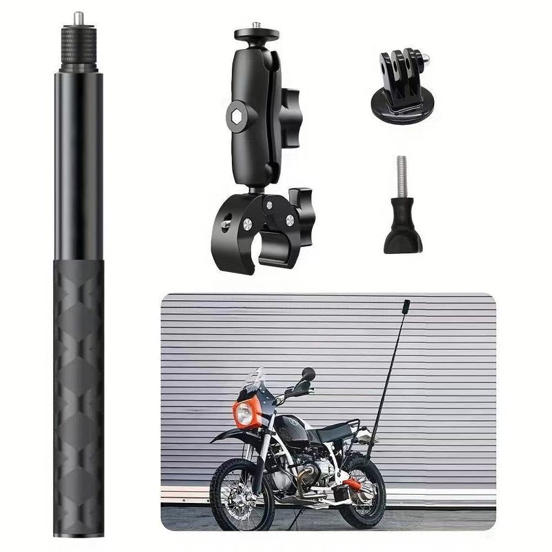 Для Insta360 x2 x3 x4 x5 Мотоцикл Велосипед Крепление Селфи-палка для Insta 360 x2 x3 x4 x5 Мото Монопод Руль Аксессуары Комплект