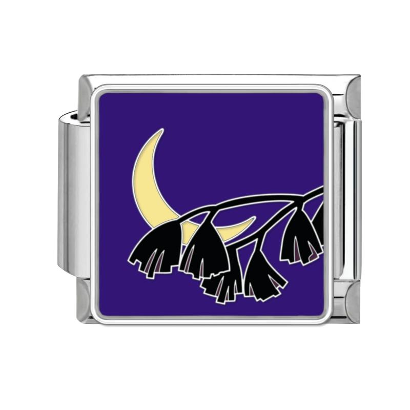 Синяя Ночь Звездное Небо Луна Звезда Кошки Собака Сердце Бабочка Итальянские Шармы-Звенья Подходят для 9мм Браслета из Нержавеющей Стали Женщины DIY Изготовление