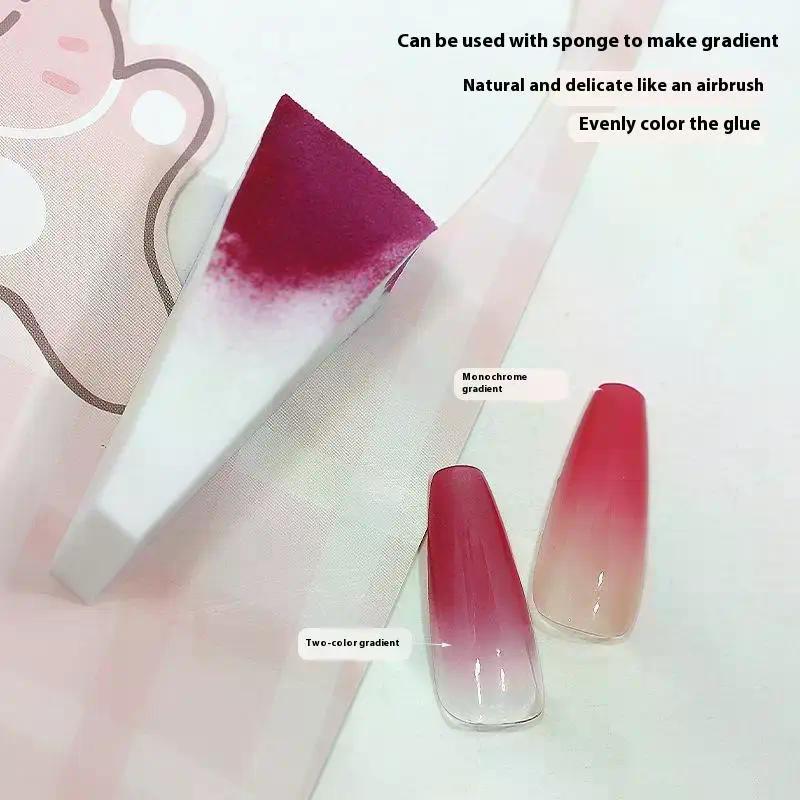 20Pcs/50Pcs White Triangle Soft Sponge Nail Brush DIY Gradient Painting Gel Manicure Tool Makeup Blush Smudge Sponge