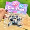 Pearl Squeeze Cat Paw Прозрачная кошачья лапка Щипковая игрушка Забавная кошачья лапка Медленный отскок Игрушка для детей