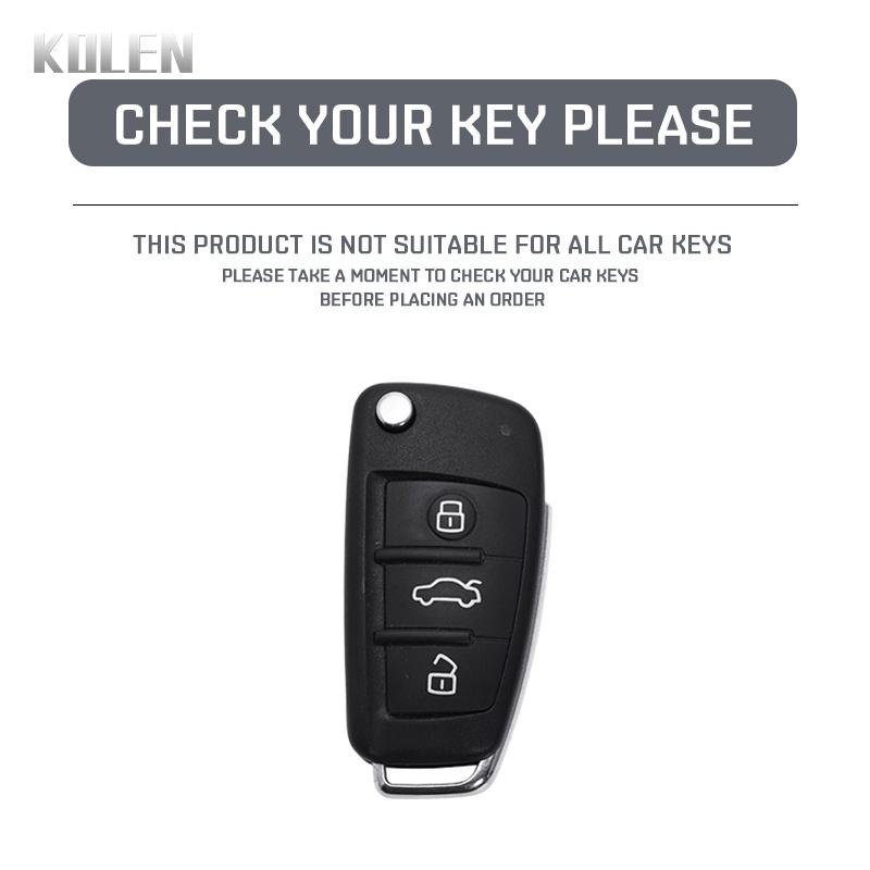 TPU Car Key Case Cover Shell Fob for C5 C6 R8 A1 A3 A4 A5 A6 A7 Q3 Q5 Q7 S6 B6 B7 B8 8P 8V 8L TT RS RS3 S3 Sline Keychain