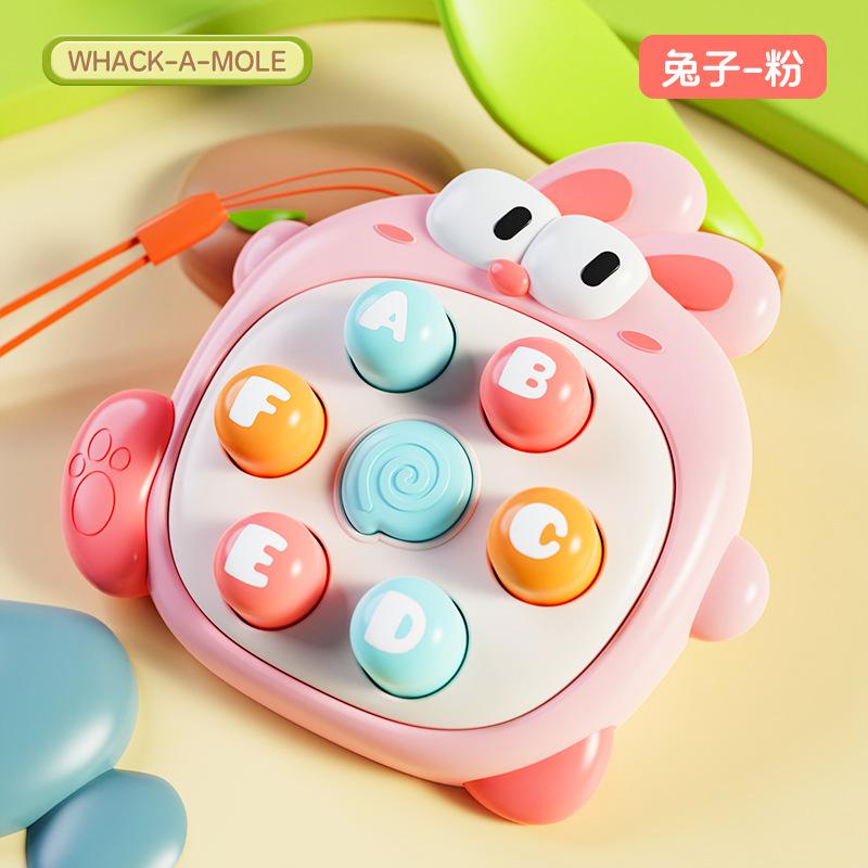 Palm Cute Duck Hit Hamster Декомпрессионная игрушка Детская головоломка Press Music Baby Mini Cute Parent-Reben Интерактивная головоломка