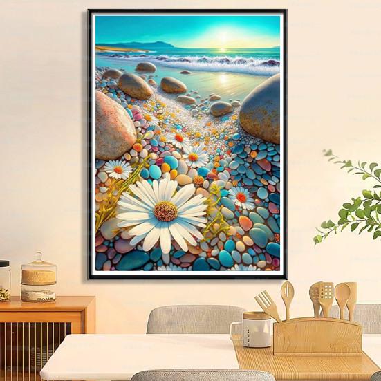 1 комплект, комплект для рисования со стразами, изысканное сердце, цветочный узор, стразы, художественный проект, украшение для дома