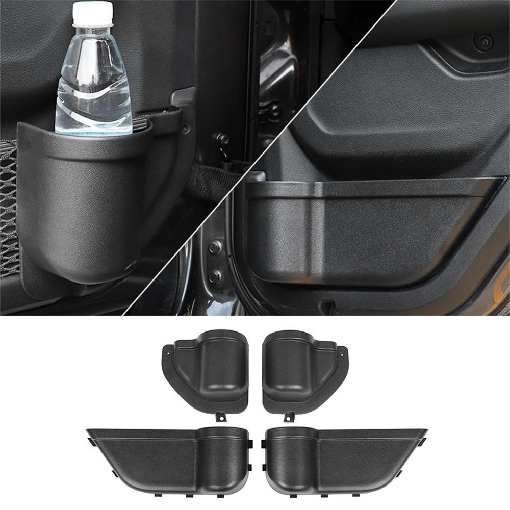Лоток для хранения вещей в передней задней двери для Jeep Wrangler JL JLU 4XE Rubicon Sports Gladiator JT 2018-2023 Stowing Tidying