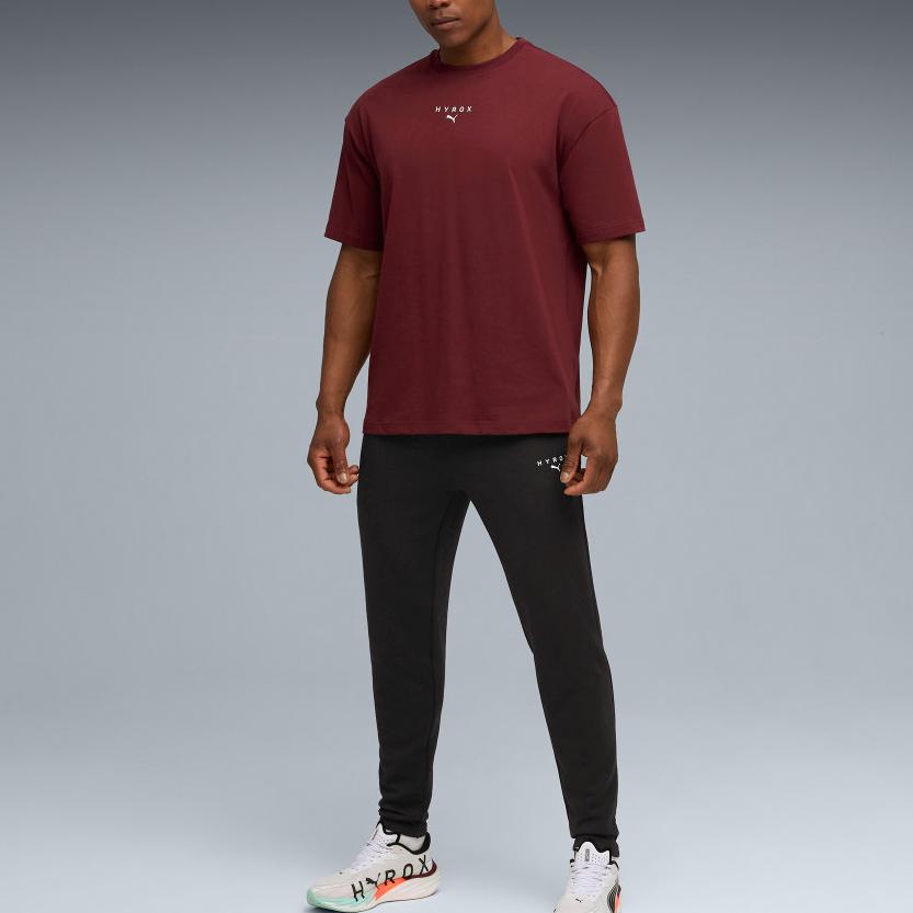 Puma X Hyrox Коллаборация Lifestyle SS25 Пуловер Простая футболка с круглым вырезом и коротким рукавом Мужские футболки 527576-96