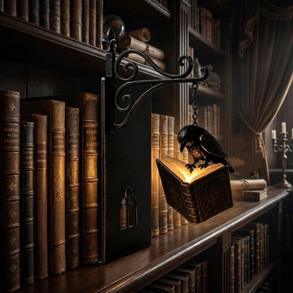 Compact Mini Size LED Bookshelf Decor Light Fine Craftsmanship Desktop Ornament Study Room
