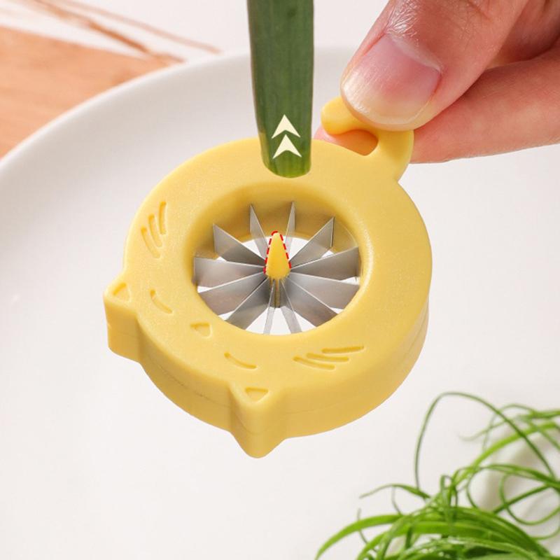 Green Onion Easy Slicer Shredder Plum Blossom Cut Green Onion Wire Drawing Superfine Vegetable Shredder Kitchens Accessories