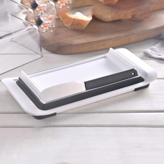 Масленка с крышкой и ножом-распределителем Герметичный поддон для хранения масла для восточного/западного побережья Kerrygold Butter Flip-Top Butter Держатель масла для