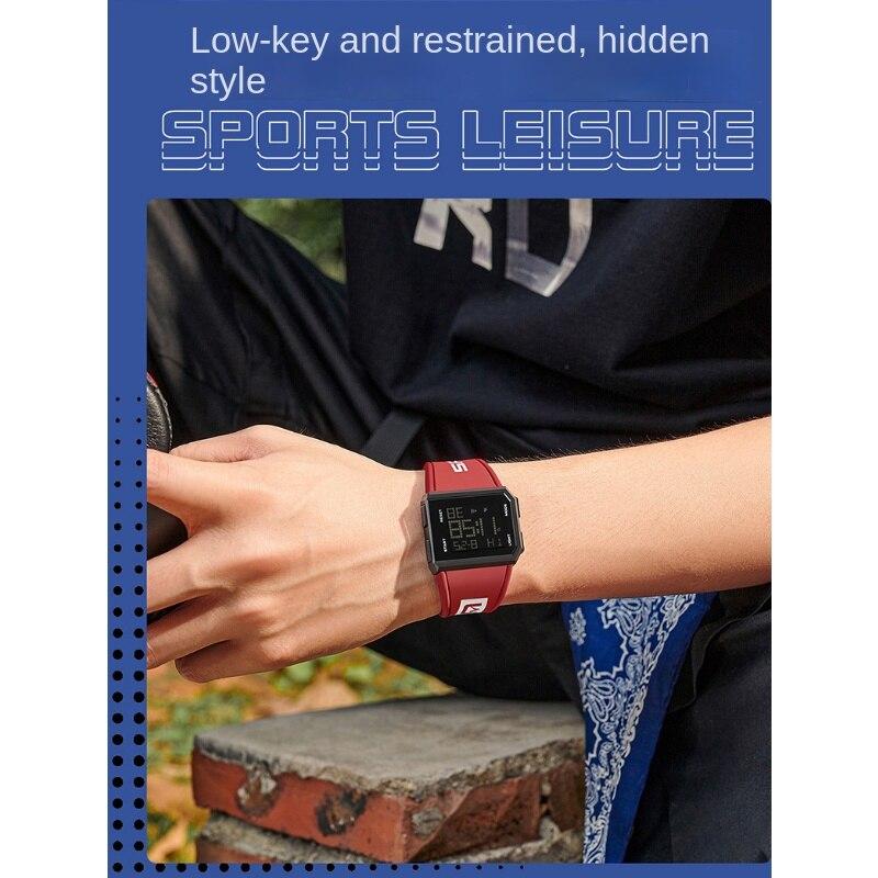 SANDA New Single -display Outdoor Night Light Electronics Multi -function Men's and Women's Watches Creative Personality Personality