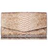 [HENLY COAT] Made in Italy cowhide Anaconda Diamantina ladies Cover long wallet wallet money luck up feng shui money luck wallet present for gift