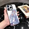 ReZero Начинаем новую жизнь E-Эмилия-es Чехол для телефона для iPhone 17,16,15,14,13,12,11 Plus,Pro Max,XS, Цветной Серебристый Черный Чехол
