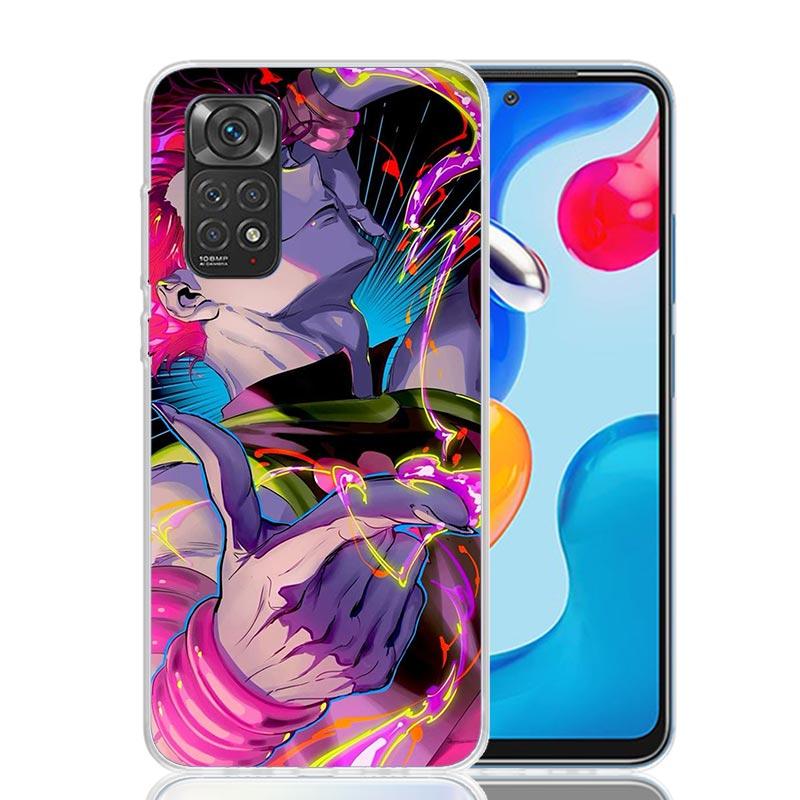 Чехол для телефона Huner X-Hunters Hisoka для Xiaomi Redmi Note 15 14 13 12S 12 Pro Plus 11S 11E 11 11T 10S 10 Арт Мягкий Чехол с Рисунком Re