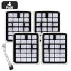 2/4 HEPA губчатых фильтра для Eureka Для Apollo V18C01A-200 AK9/AK10 Для Midea VCS41S160 VCS42S200 VCC18C Фильтры для пылесоса