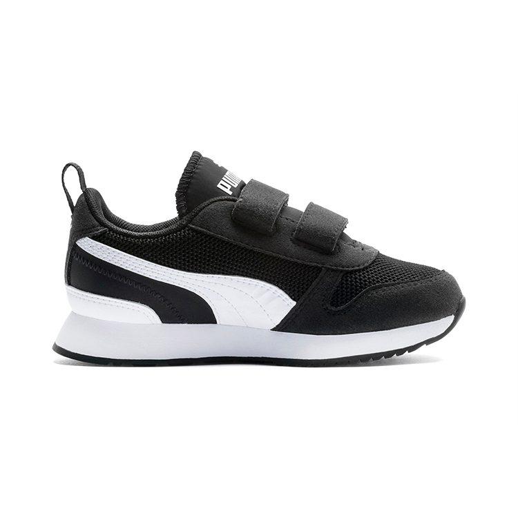 Puma Кеды R78 Низкие Детские Lifestyle Черно-белые Дошкольные 373617-01