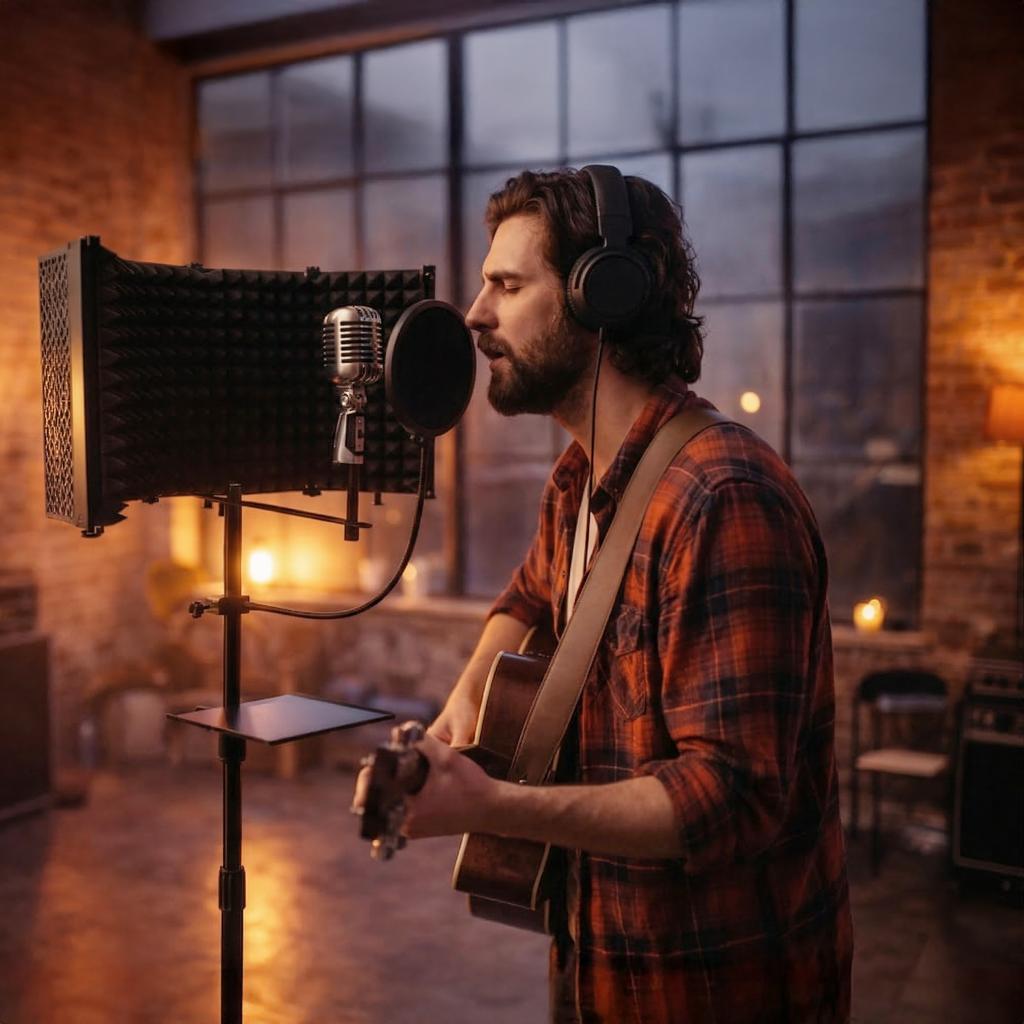 MusicMate MM-450 StudioMaster PRO Acoustic Screen Microphone