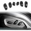 Carbon Fiber Look Interior Seat Adjustment Button Accessories for 2014 2015 2016 2017 2018 Chevrolet Corvette C7