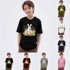 Children's Printed Round Neck Short-sleeved T-shirt Top