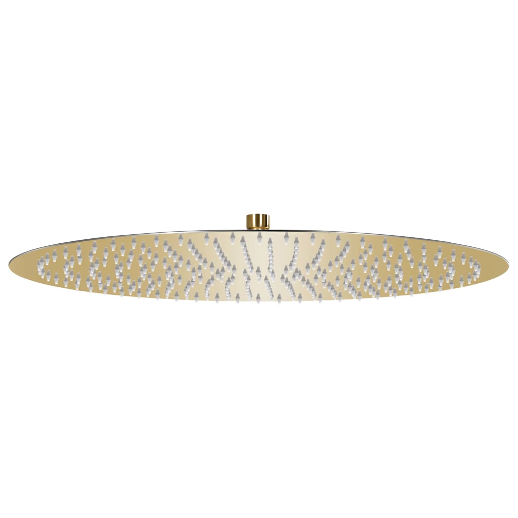 Rain Shower Head Stainless Steel 50 cm Round Golden