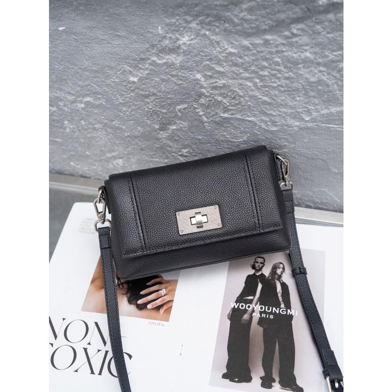 Кожаная сумка через плечо, модная универсальная сумка High Sense Diagonal Small Square Bag, женская сумка
