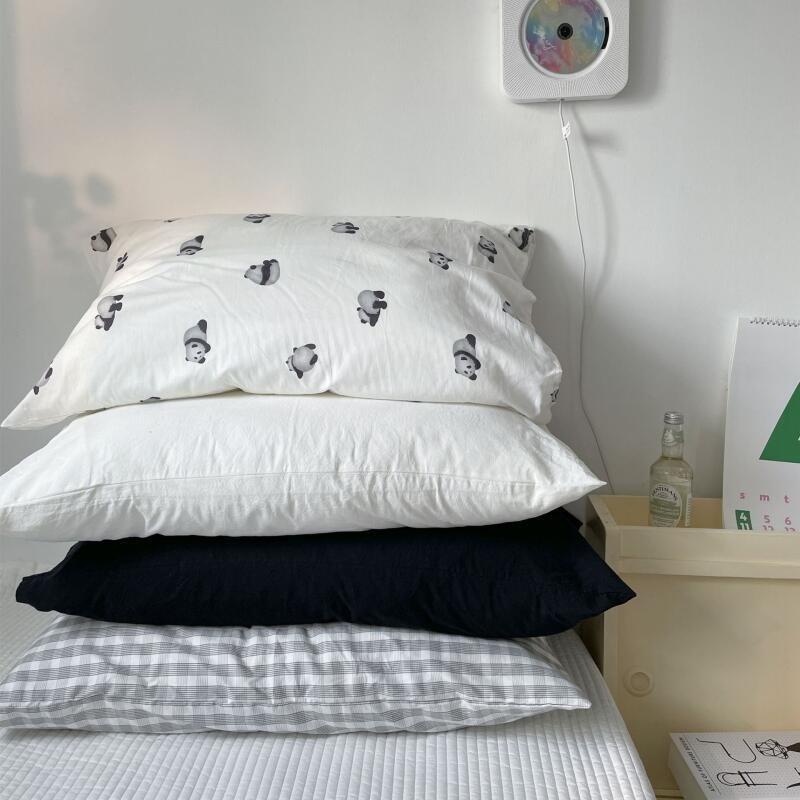 Пара наволочек из чистого хлопка с одинарной наволочкой для головы размером 48X74 см. (Без ядра подушки)