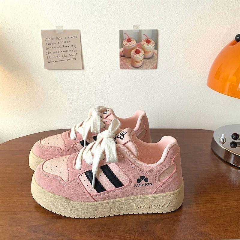 Niche Thick-soled Comfortable Board Shoes Women's Autumn New Trendy Soft-soled Versatile Casual Sports Shoes