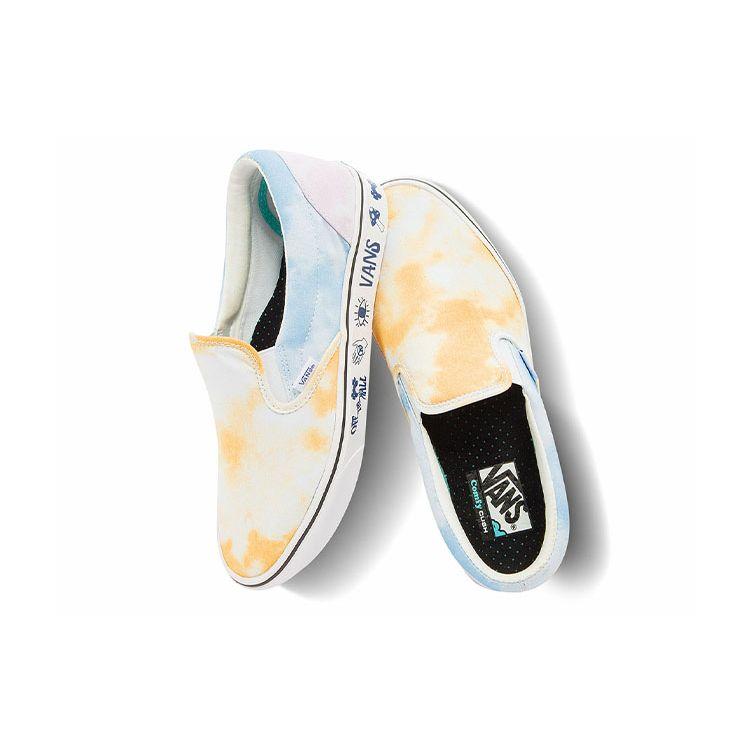 Vans Кроссовки-слипоны ComfyCush Pastel Tie Dye унисекс, разноцветные, разноцветные, истинно-белые, VN0A7TNMB1Y