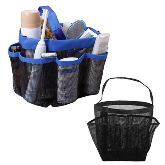 Сумка-органайзер с большими карманами для душа, подвесная сумка-органайзер для зеркала для ванной комнаты