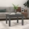 Coffee Table, Grey, 45x45x30 Cm, Solid Pine Wood
