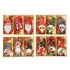 9pcs/Box New Year Gift Christmas Tree Gnomes Wooden Pendants Ornaments Christmas Decorations For Home Decor