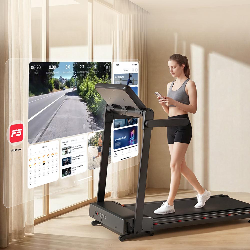 BIEŻNIA ELEKTRYCZNA DOMOWA SKŁADANA FT54 REGULACJA NACHYLENIA 15% z app do 150KG
