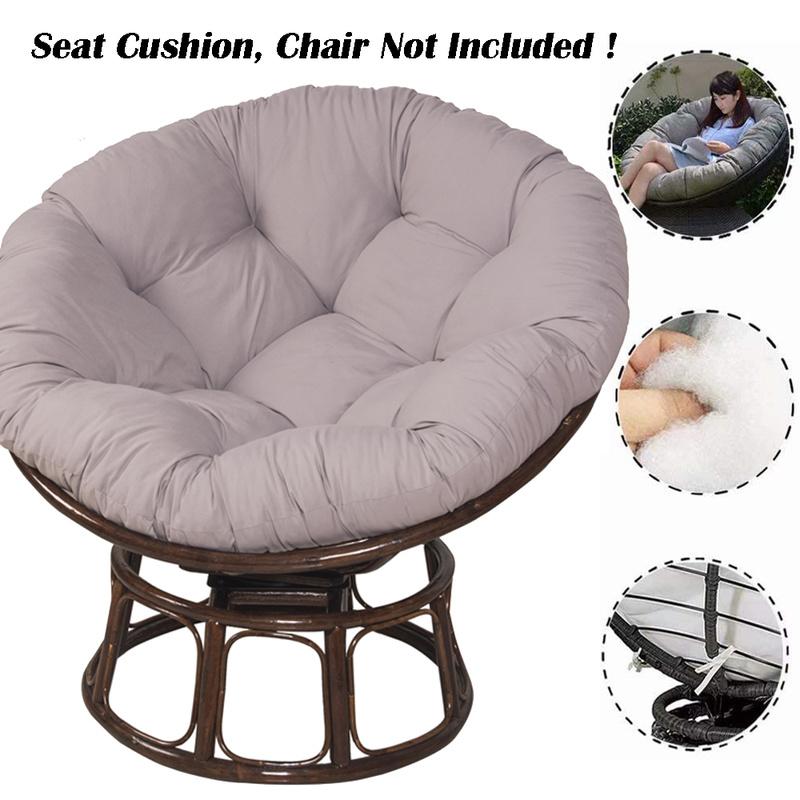 40-дюймовая подушка для кресла Papasan, подушка для террасы, удобное подвесное кресло, круглая подушка для пола