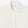 [Lacoste] Women's Linen Openwork Short Sleeve Shirt CF197E-56G70V
