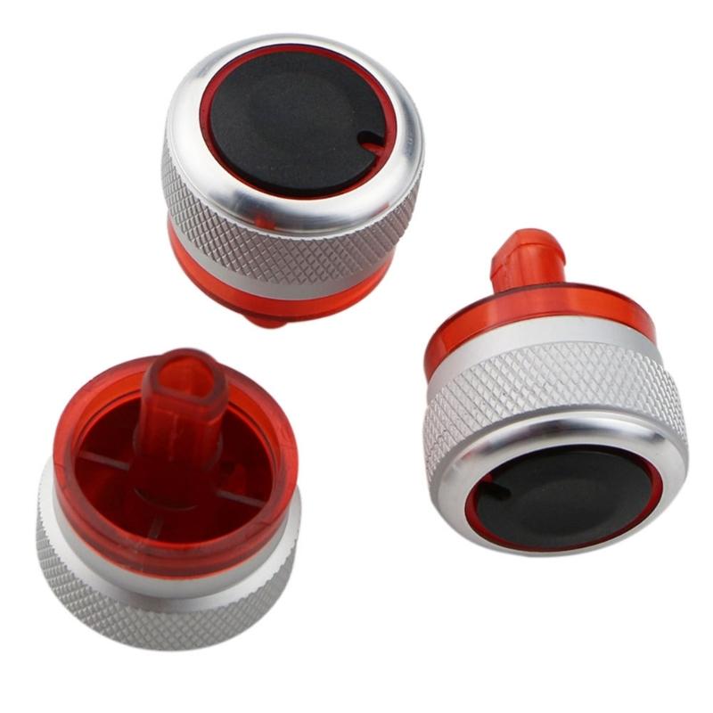 3 Pack Air Conditioning Control Knobs Button For 206 207 Enhancing Driving Experience Efficient Temperature Management