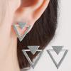 Triangle Geometric Jewelry Earrings Women Fashion Party Jewelry Sparkling Accessories Daily Wear Gift for Girlfriends