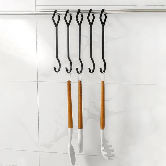 4Pcs Heavy-Duty S Hooks Plant Hangers Strong Load-bearing Rust Resistant Multipurpose Flowerpot Holder Hanging Tools