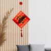 Chinese Year Decorative Lights Lunar Tassel Pendant Hanging Suction Cup with for