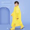 Children's Disposable Raincoat with Backpack Space for School, Suitable for Kindergarten and Primary School Students, Boys and Girls, Portable and