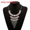 Fashionable And Creative Multi Layer Geometric Shape Women Metal Necklace For Casual Wear And Gift Giving