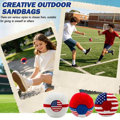 Мягкий и прочный набор для игры в бобы (bean bag toss) для детей, для активных игр на улице, с усиленной строчкой и удобным захватом, подходит для игры на заднем дворе