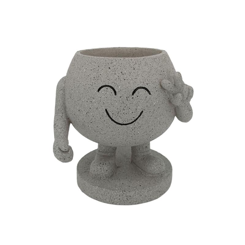 Кашпо для лица Уникальные цветочные горшки Декор для растений Горшки Контейнер для цветов