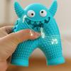 Cute Cartoon Monster Dog Chew Toy - Bite-Resistant, with Sound, Pet Molar and Dental Care Supplies