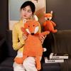 Cute Striped Fox Doll Plush Toy Fox Doll Children Sleep with Soothing Rag Doll Birthday Gift