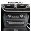 Для BMW X1 E84 Сделано из алькантары Отделка панели CD кондиционера центральной консоли салона автомобиля Наклейка Performance Тюнинг аксессуары