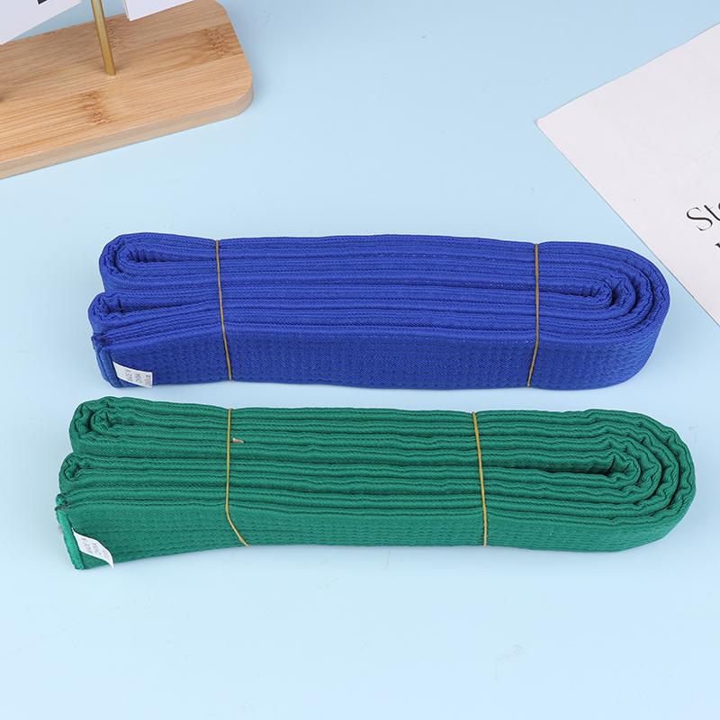 1 шт. 200 см Пояс Тхэквондо ИТФ Цветной пояс Боевые искусства Каратэ Дзюдо Аксессуары для униформы Качественный хлопковый пояс