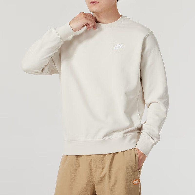 Nike Спортивный клубный свитшот мужской бежевый BV2667-104