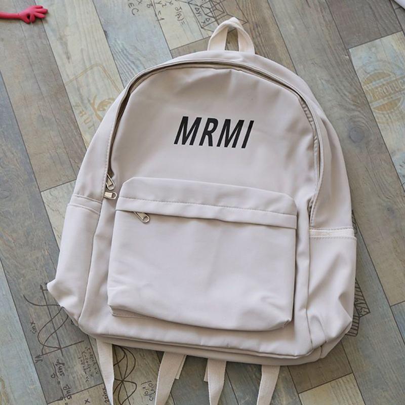 Student Cute Backpack Small White Duck Pendant Backpack Travel Bag