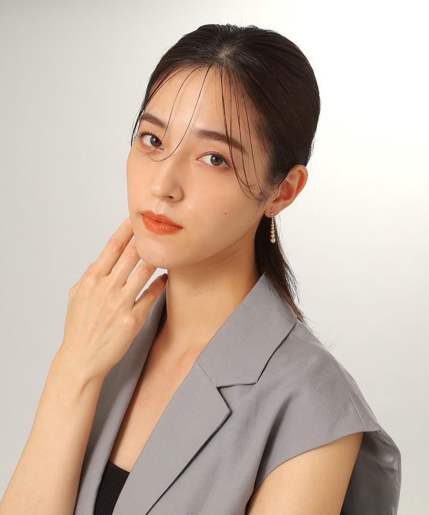 Серьги K10 Полый шар Градиентные серьги-пусеты 40576549 Желтое золото 00 [Кокошник] Женские (100)