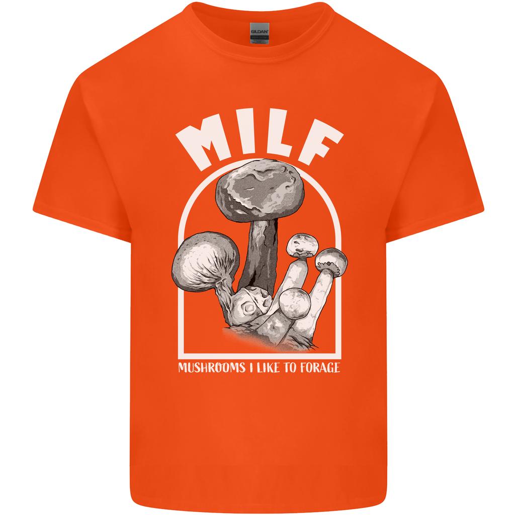 MILF Mushrooms I Like to Forage Unisexs Light Cotton TShirt