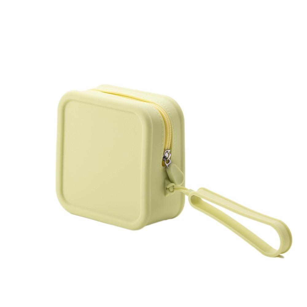 Силиконовая косметичка цвета Моранди, кошелек для монет, сумка для мелочей, многофункциональная сумка для хранения, женская